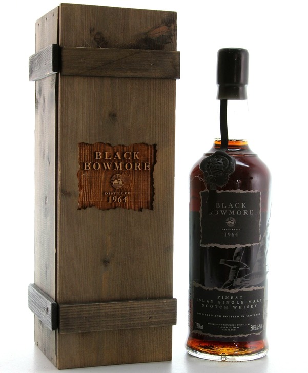Black Bowmore Islay Single Malt Scotch Whisky First Release 1964