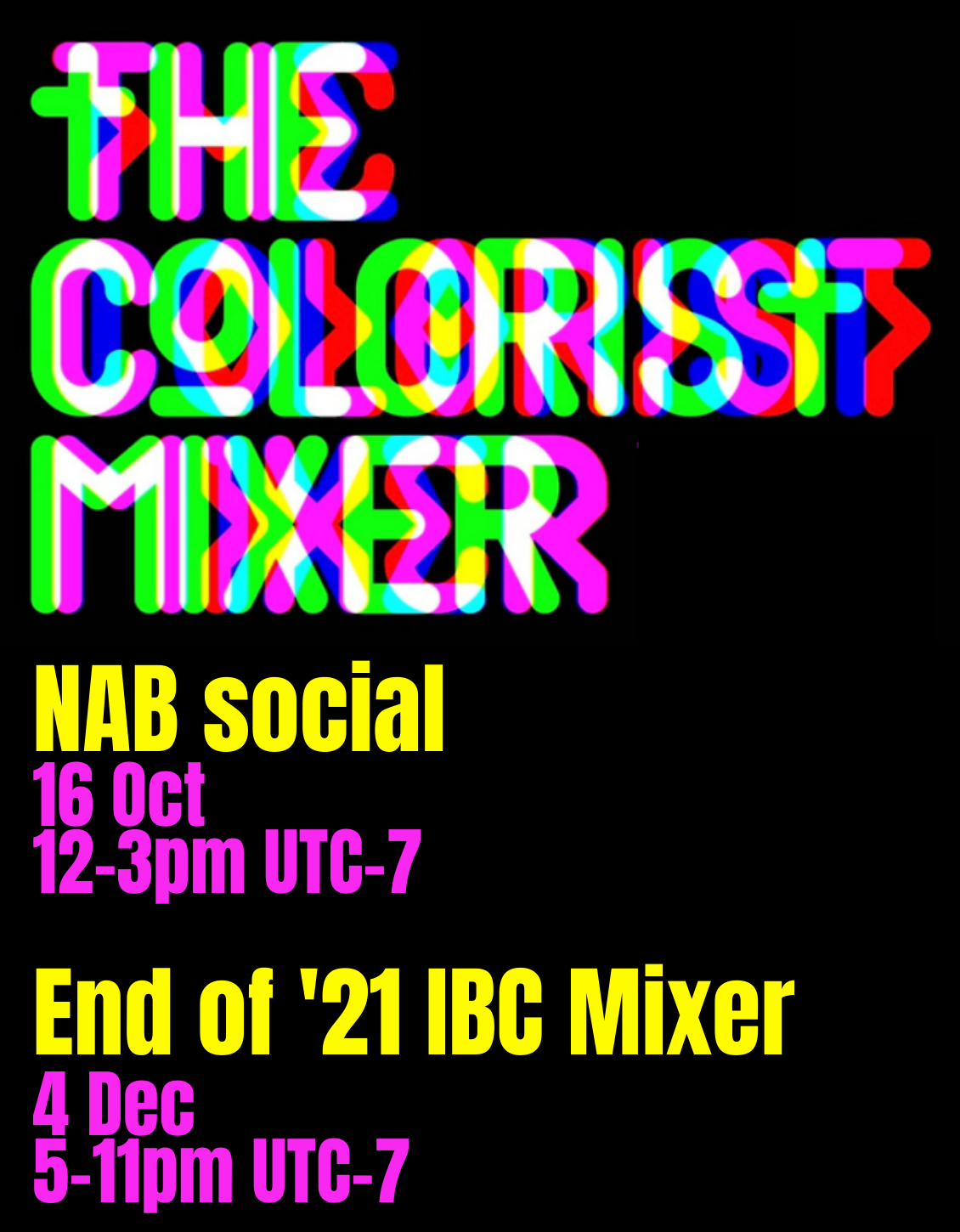 Colorist Mixers 2021